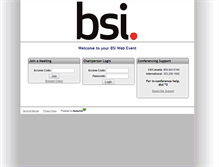 Tablet Screenshot of bsi.readytalk.com