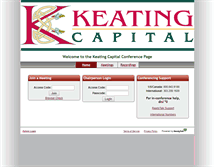 Tablet Screenshot of keatingcapital.readytalk.com