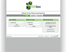 Tablet Screenshot of filtrbox.readytalk.com